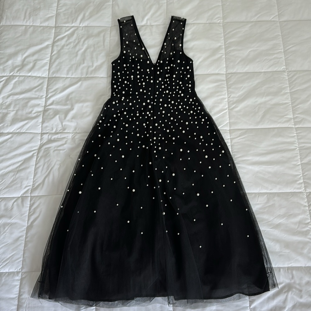 BCBGMaxAzzria Pearl Tulle Mesh Dress Size 0 - Picture 11 of 15